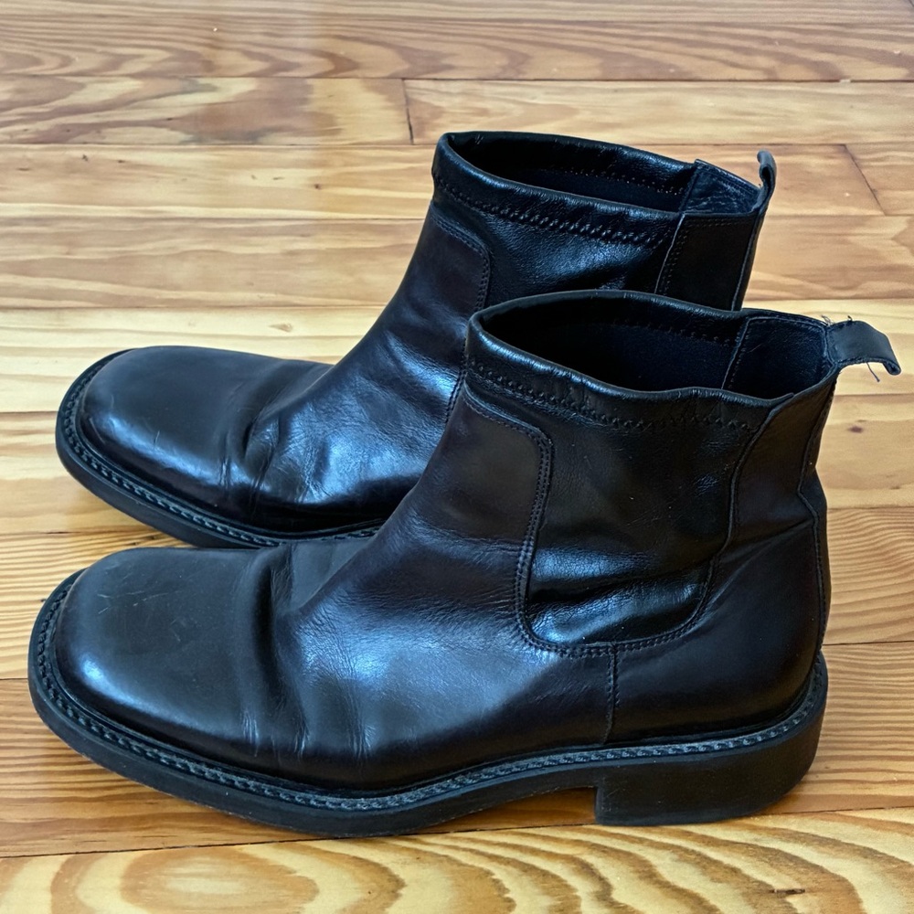 Kenneth Cole New York Square Toe Chelsea Ankle Boot Size 9